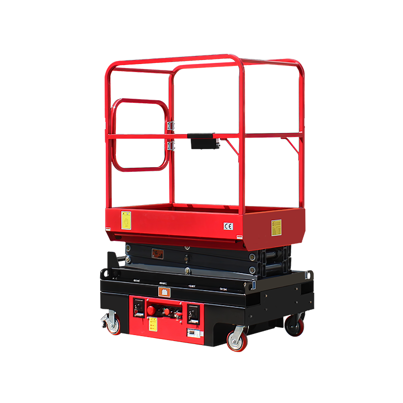 The scissor lift structure of the Mini Electric Scissor Lifts gives it higher stability and safety